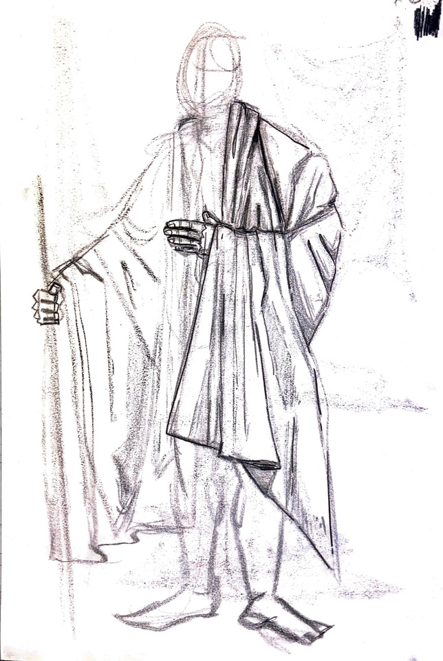 Invisible Man with Hands 