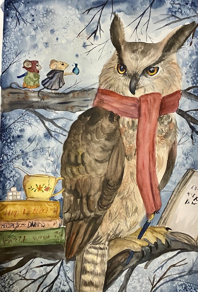 Dapper Owl - part two of Tea & Tales