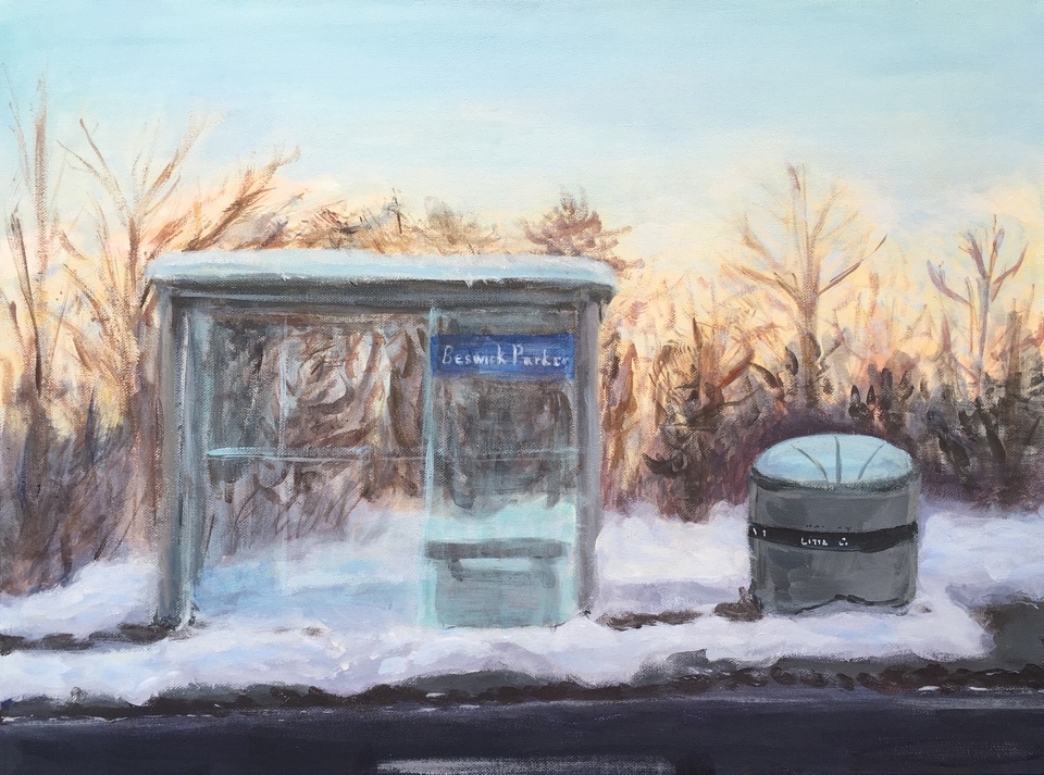 Toronto Sunset 2021:Bus Station