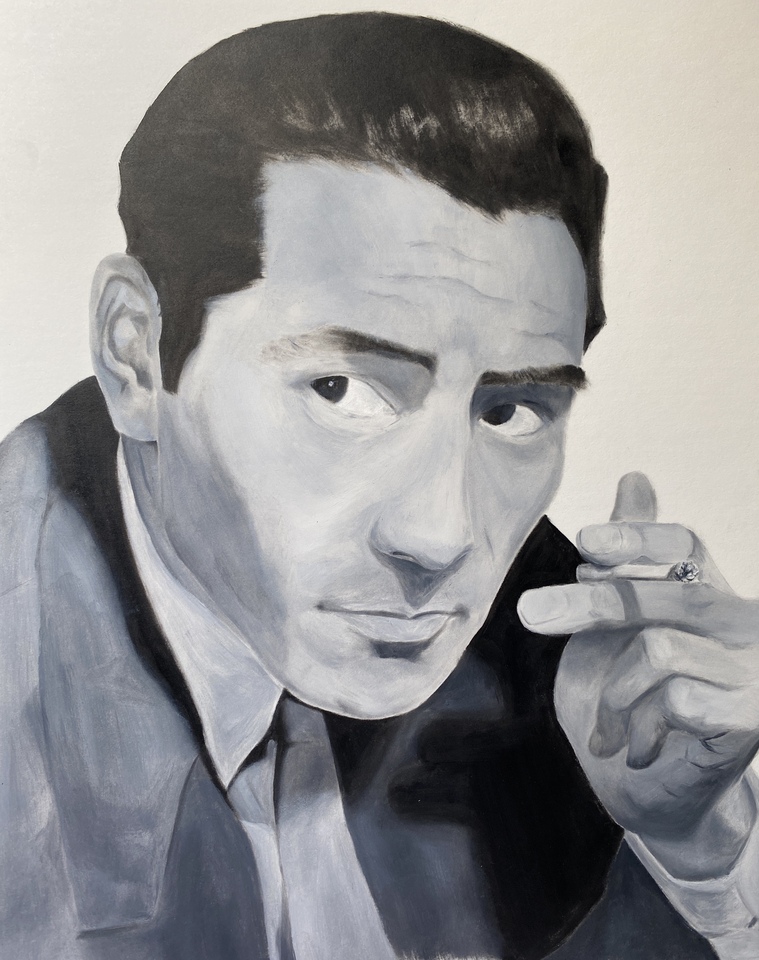 B&W Oil Study - Toshiro Mifune