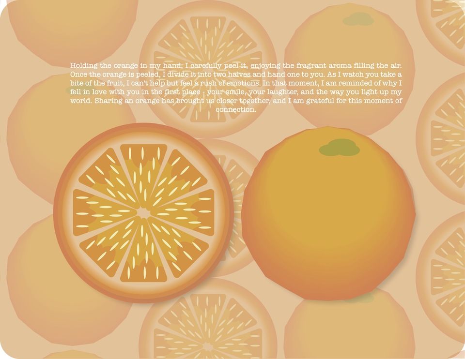 Oranges I peel for you