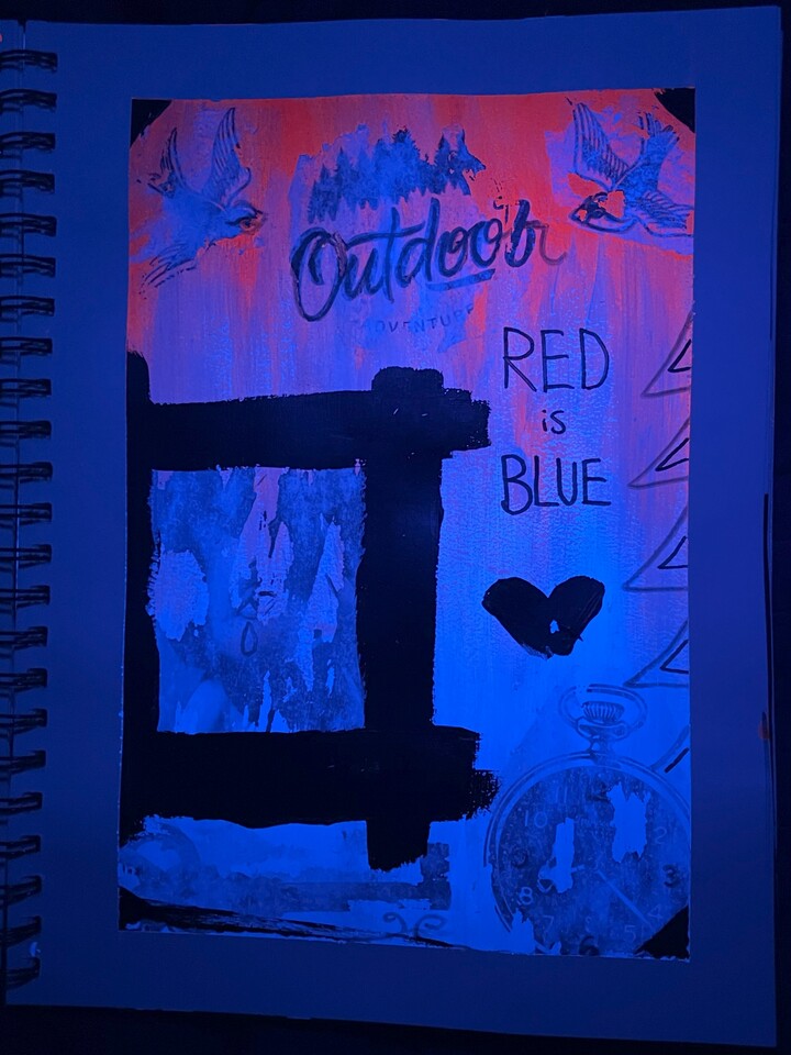 Red Is Blue (UV Light)