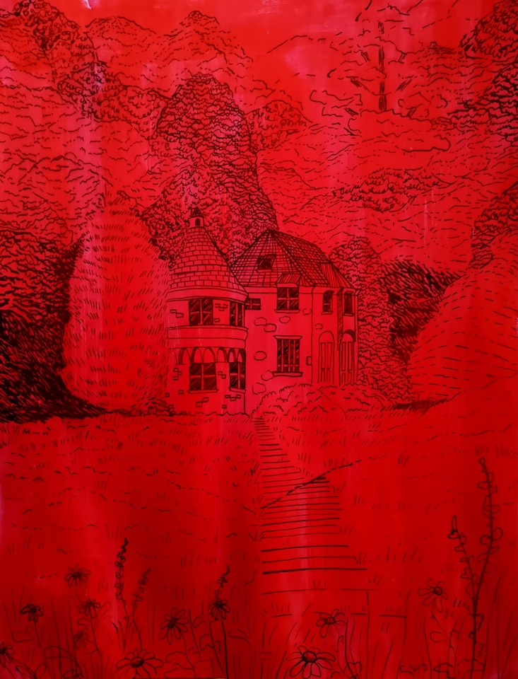A Cottage in Red