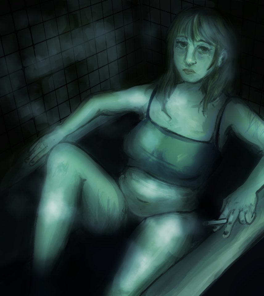 i'll live in the bathtub