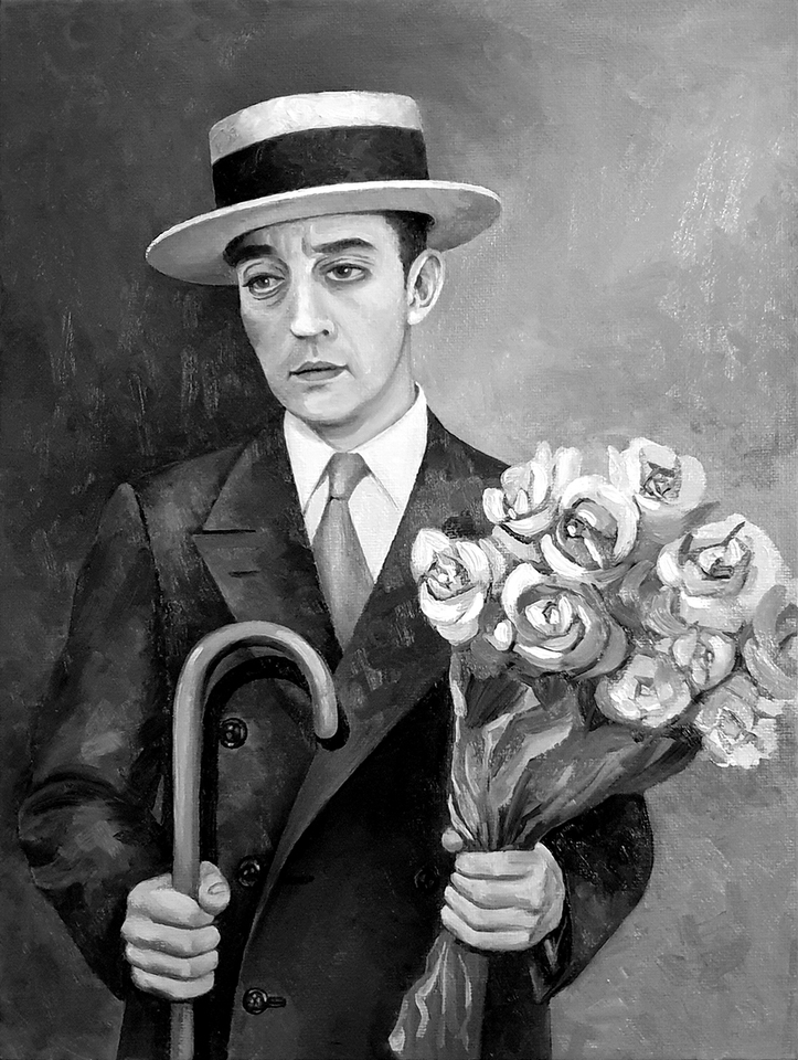 23. Man with Flowers