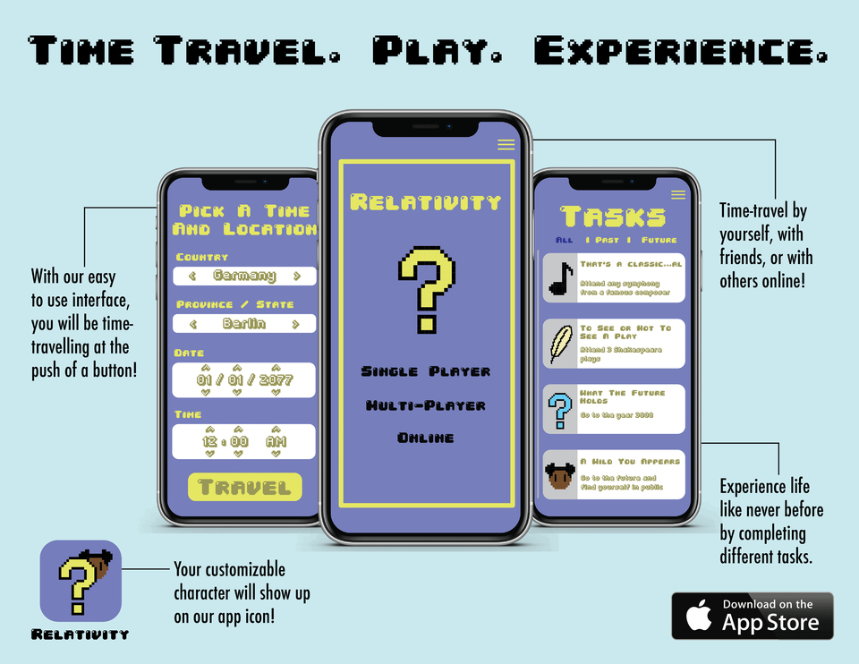 Relativity App Advertisement