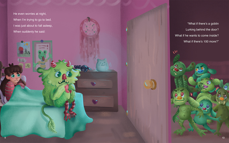 My Monster Anxiety- Pages 9 & 10