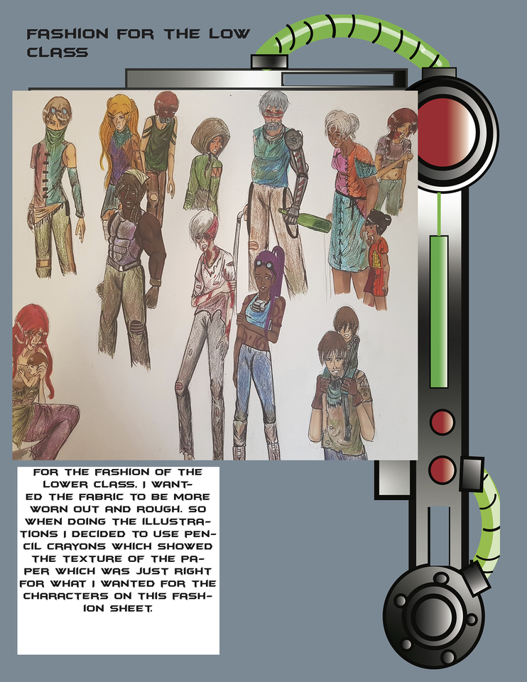 Concept art book project x- characters' fashion 2 