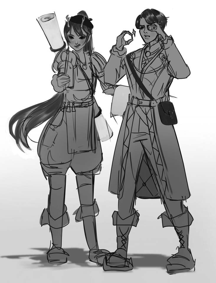 'untitled' [Elder Scrolls inspired character designs]