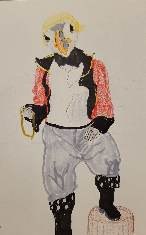 Character Study: Merging Animals & Humans (Puffin)