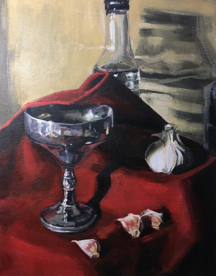 Garlic Still LIfe