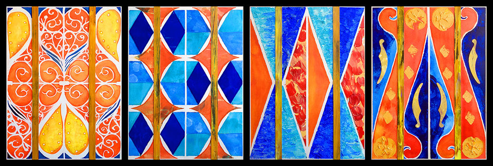 Abstract Design Collection - Texture in Geometric Composition