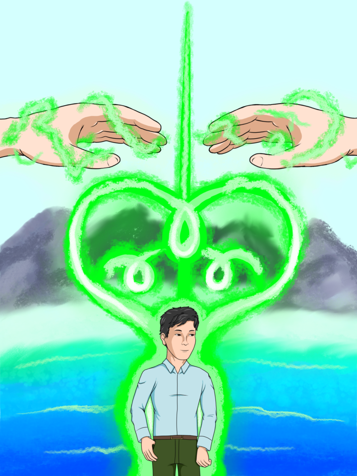 Self Portrait in Plasma Hamon