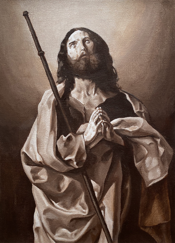 Saint James the Greater Grisaille