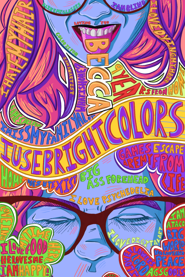 Typographic Self Portrait