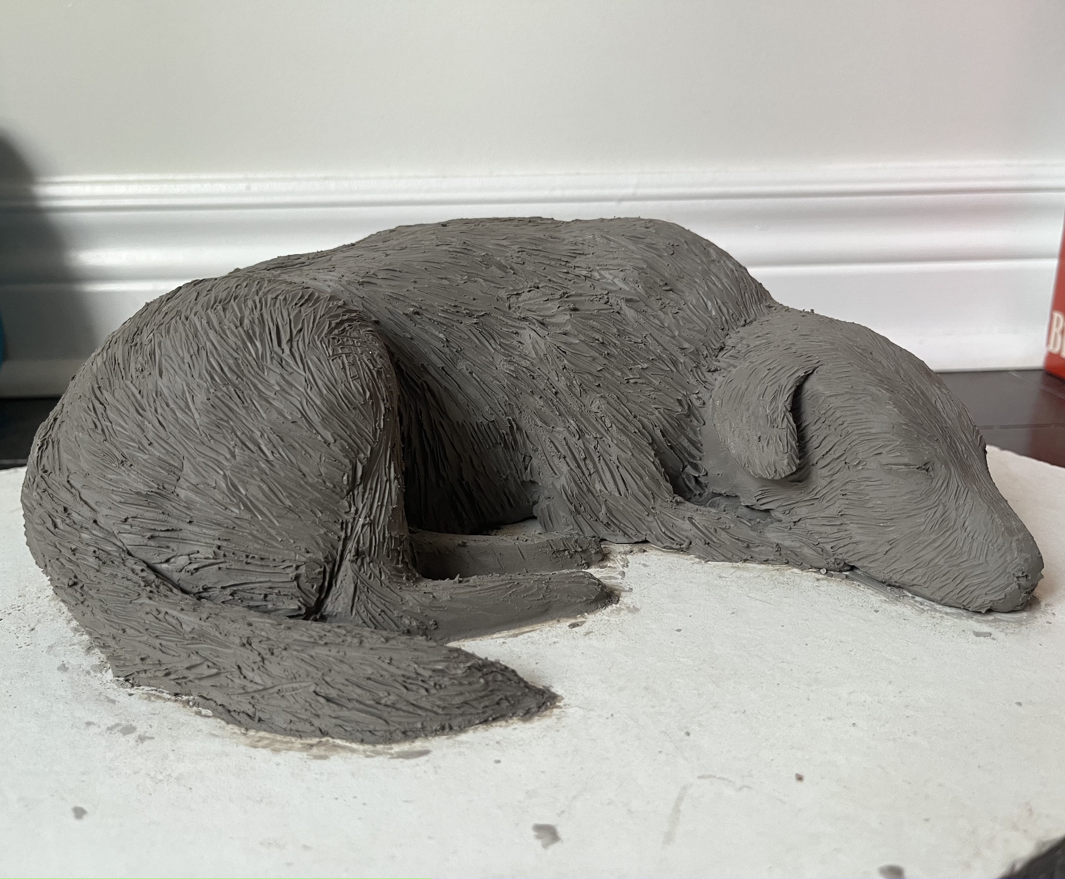 Sculpture of Sleeping Dog