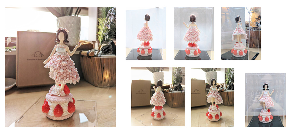 Sweet Strawberry Macaroon Doll