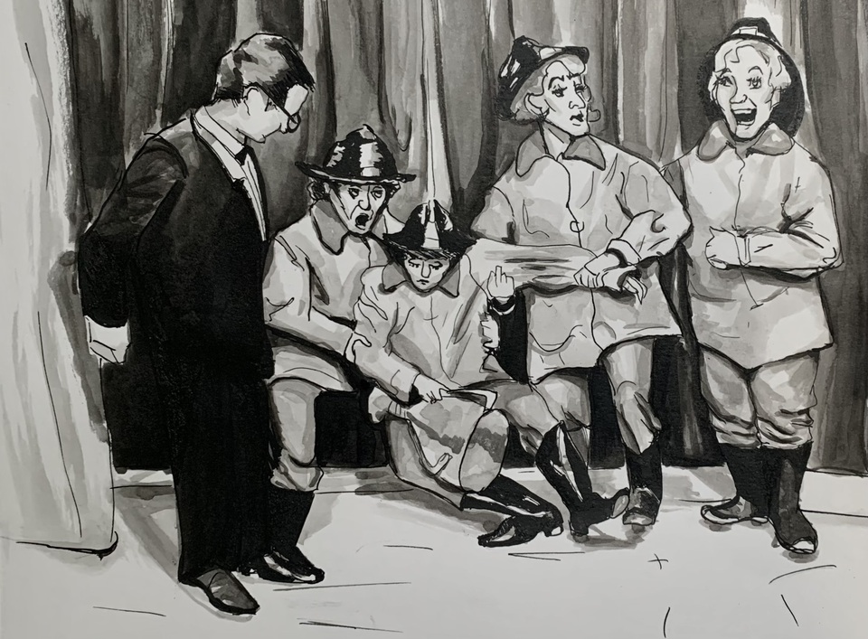 Ink Study I Love Lucy