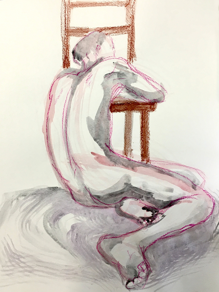 Mix Media Figure Drawing
