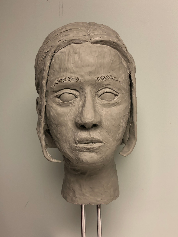 Self portrait Sculpture