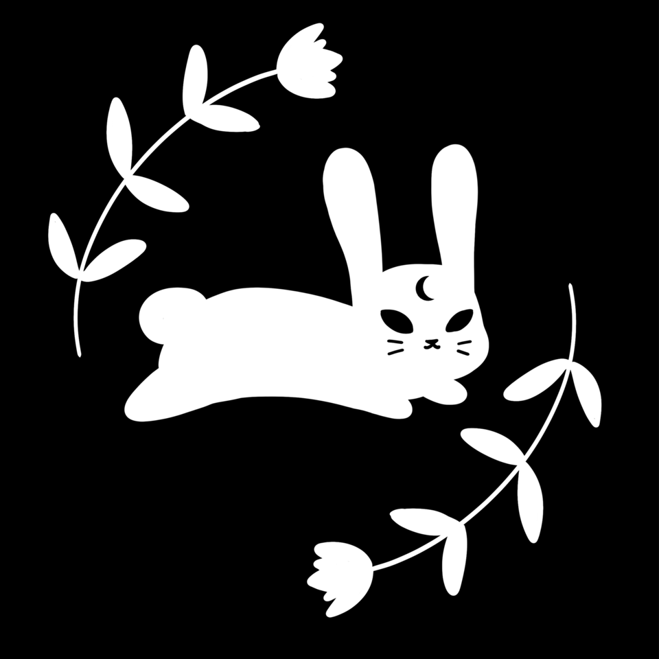 Rabbit Screenprint Design