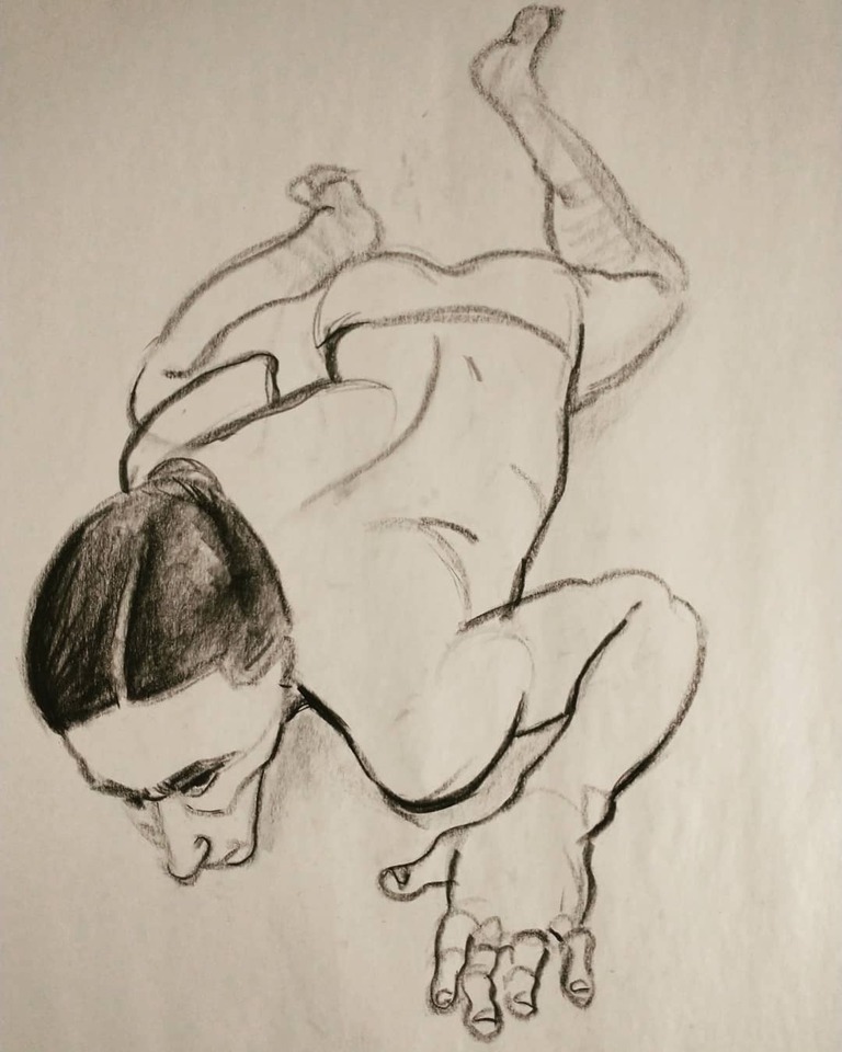 crawling on foreshortening