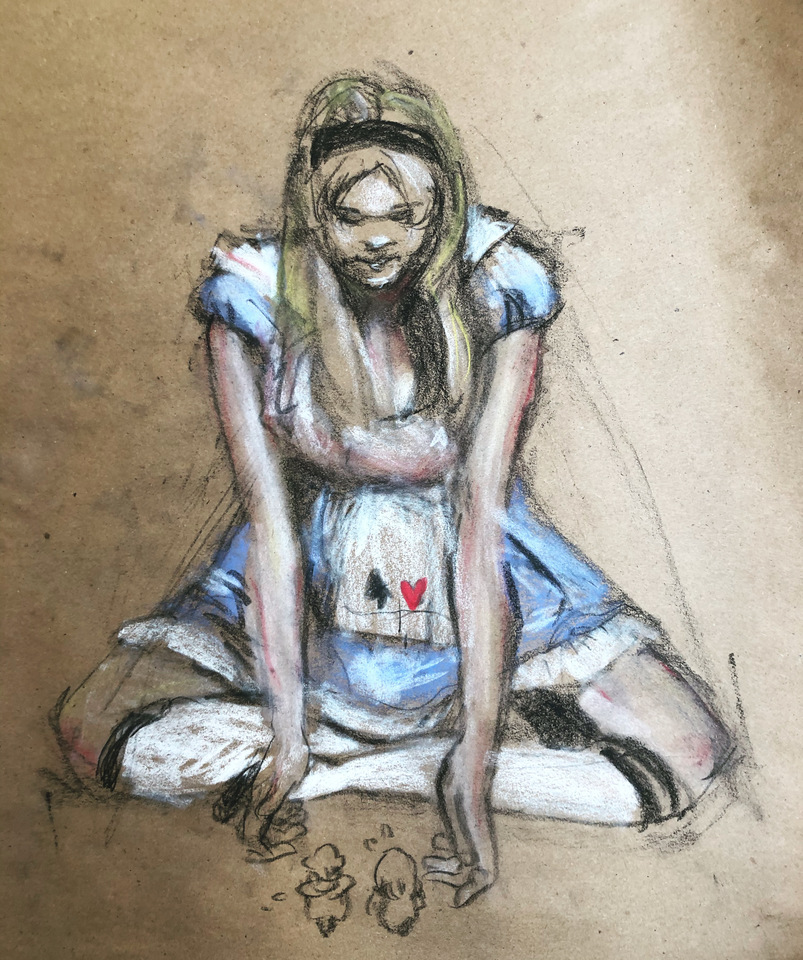 Alice meeting the Tweedles