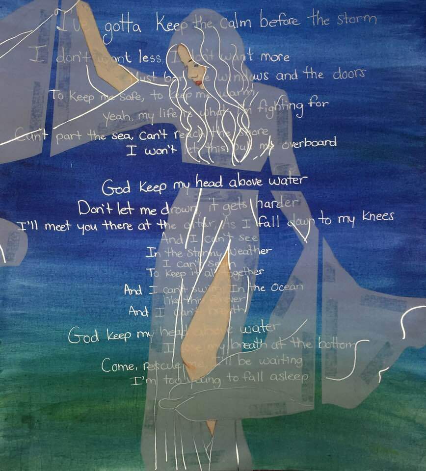 God keep my head above water