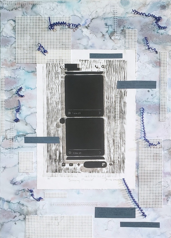 Trauma Collages 2: Swimming Memories