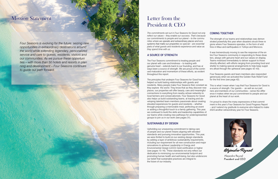 1. Four Seasons Rebranding: Annual Report