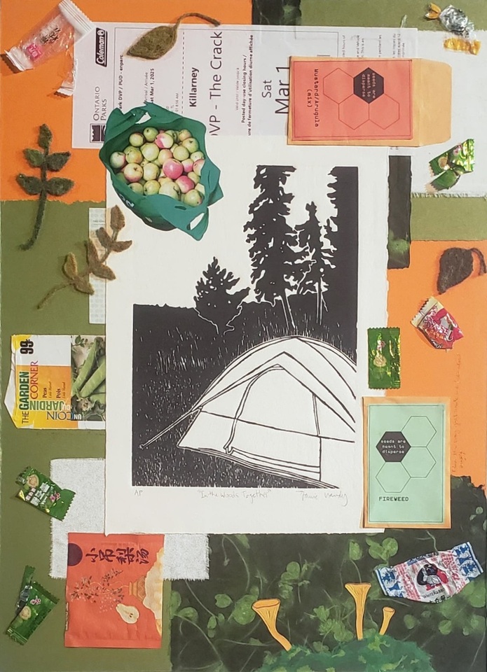 Trauma Collages 4: In the Woods Together