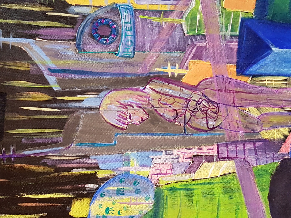 Haunted Astronaut- Life in the city of lights 