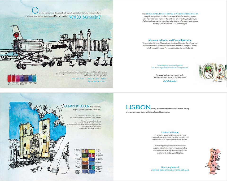 39. How Do I Say Goodbye – Jooho’s Travel Sketchbook