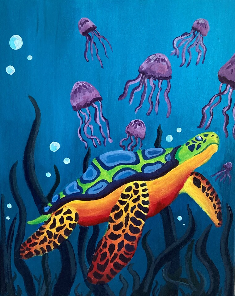 Vibrant Aquatic Life 