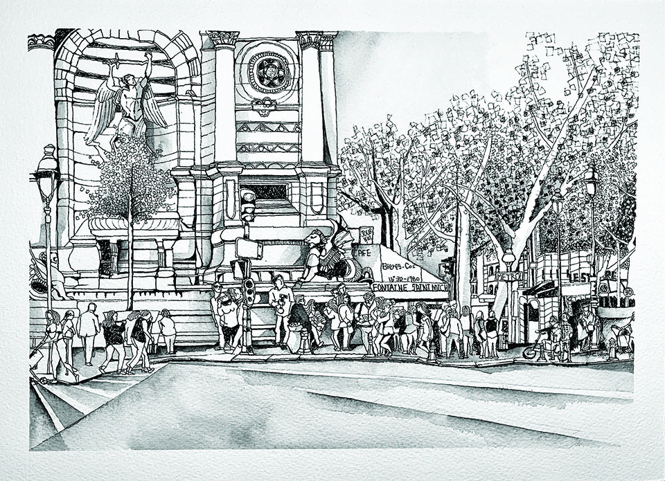 41. A Moment Before the Fountain