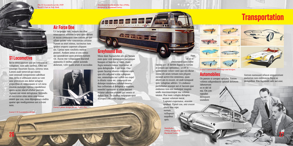 Raymond Loewy Catalogue 3/4