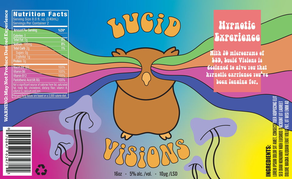 Lucid Visions Label Design