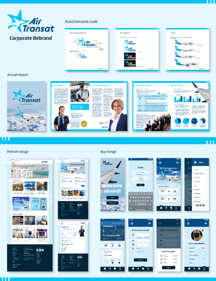 Air Transat Corporate Rebrand